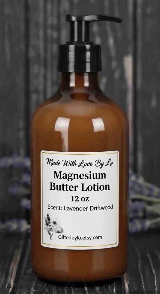 Magnesium Shea Butter Lotion 12 OZ